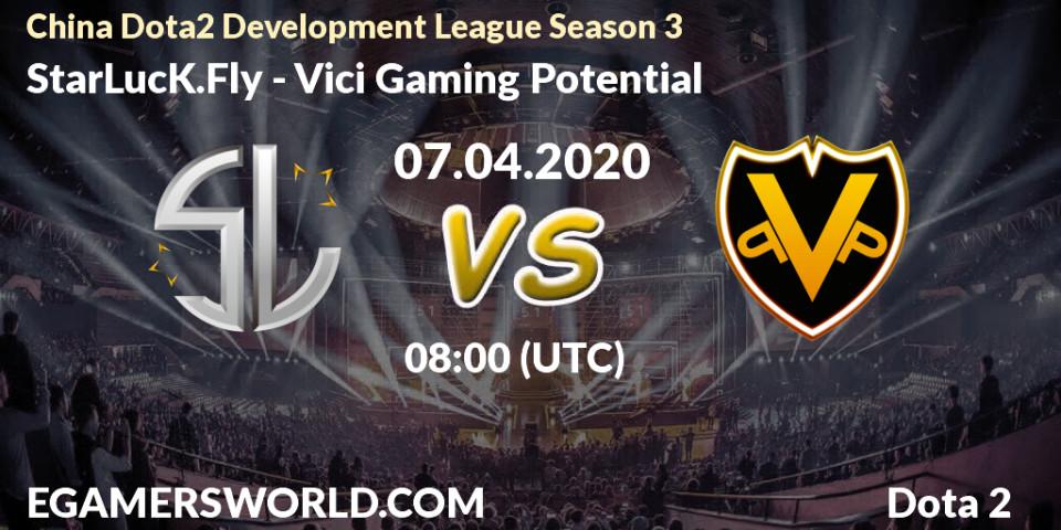 Pronósticos StarLucK.Fly - Vici Gaming Potential. 07.04.20. China Dota2 Development League Season 3 - Dota 2