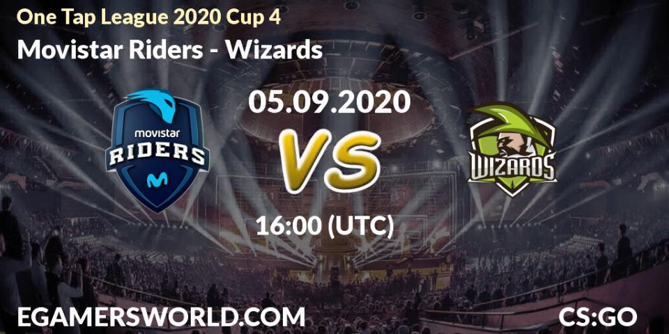Pronósticos Movistar Riders - Wizards. 05.09.20. One Tap League 2020 Cup 4 - CS2 (CS:GO)