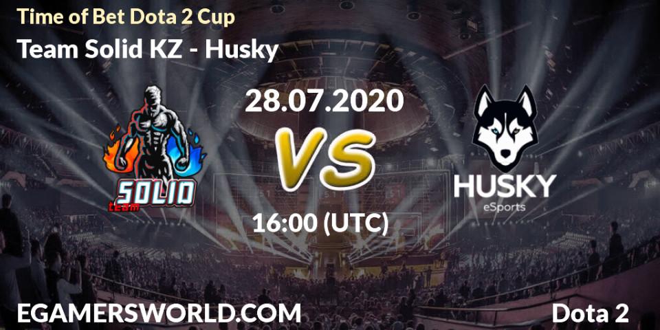 Pronósticos Team Solid KZ - Husky. 28.07.2020 at 16:05. Time of Bet Dota 2 Cup - Dota 2