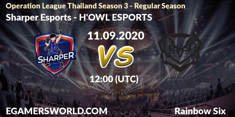Pronósticos Sharper Esports - H'OWL ESPORTS. 11.09.2020 at 12:00. Operation League Thailand Season 3 - Regular Season - Rainbow Six