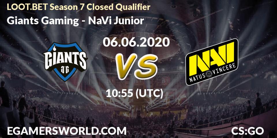 Pronósticos Giants Gaming - NaVi Junior. 06.06.2020 at 10:55. LOOT.BET Season 7 Closed Qualifier - Counter-Strike (CS2)