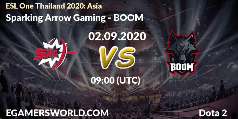 Pronósticos Sparking Arrow Gaming - BOOM. 02.09.2020 at 09:48. ESL One Thailand 2020: Asia - Dota 2