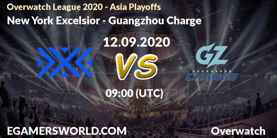 Pronósticos New York Excelsior - Guangzhou Charge. 12.09.20. Overwatch League 2020 - Asia Playoffs - Overwatch