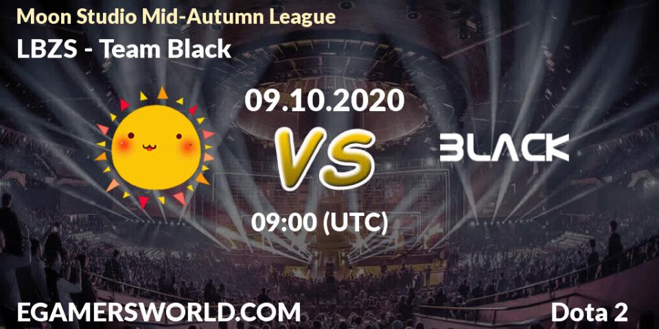 Pronósticos LBZS - Team Black. 09.10.20. Moon Studio Mid-Autumn League - Dota 2