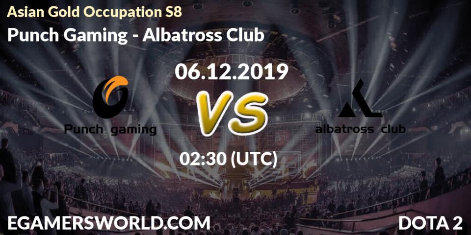 Pronósticos Punch Gaming - Albatross Club. 10.12.19. Asian Gold Occupation S8 - Dota 2