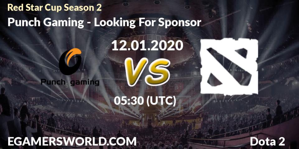 Pronósticos Punch Gaming - Looking For Sponsor. 12.01.20. Red Star Cup Season 2 - Dota 2