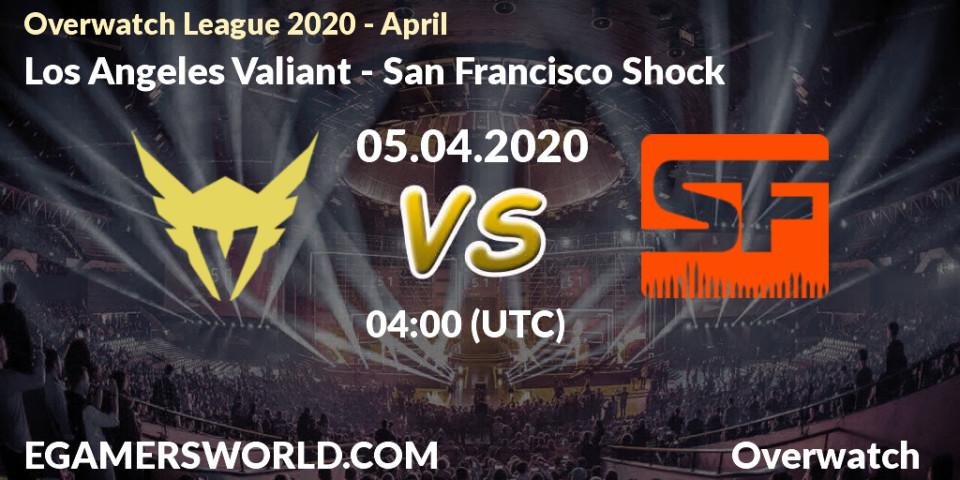 Pronósticos Los Angeles Valiant - San Francisco Shock. 05.04.20. Overwatch League 2020 - April - Overwatch