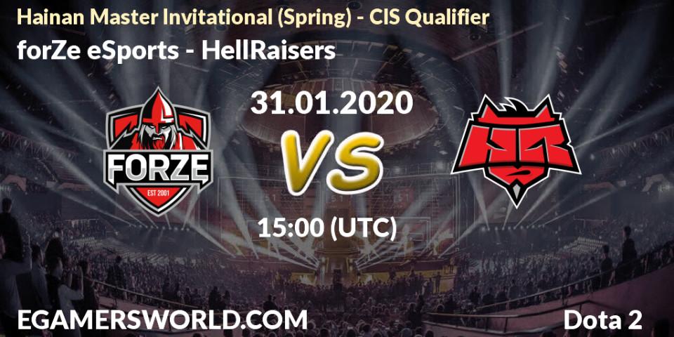 Pronósticos forZe eSports - HellRaisers. 31.01.2020 at 15:03. Hainan Master Invitational (Spring) - CIS Qualifier - Dota 2