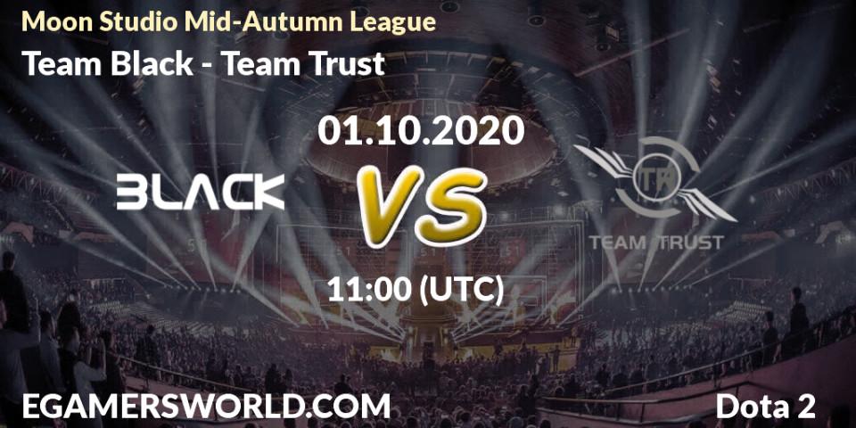 Pronósticos Team Black - Team Trust. 01.10.20. Moon Studio Mid-Autumn League - Dota 2