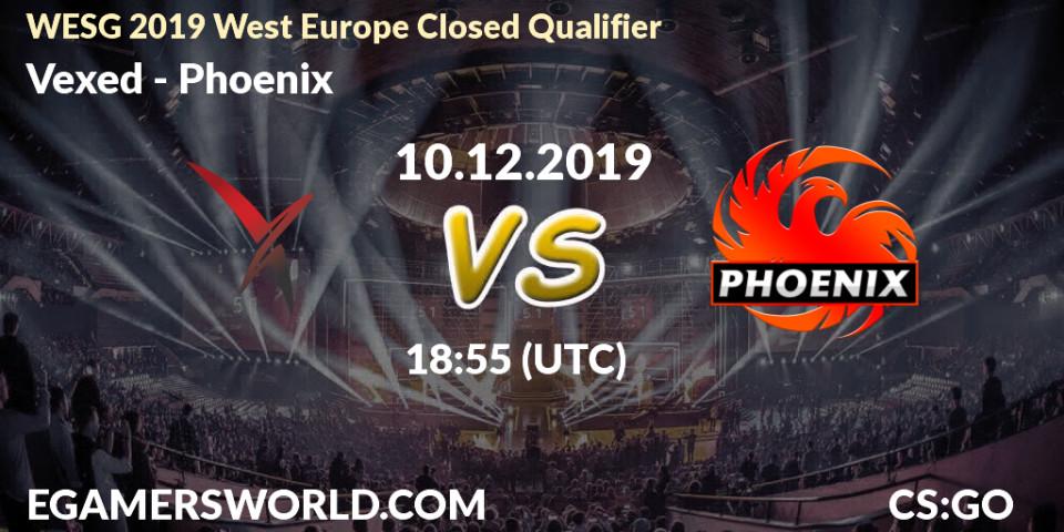 Pronósticos Vexed - Phoenix. 10.12.19. WESG 2019 West Europe Closed Qualifier - CS2 (CS:GO)