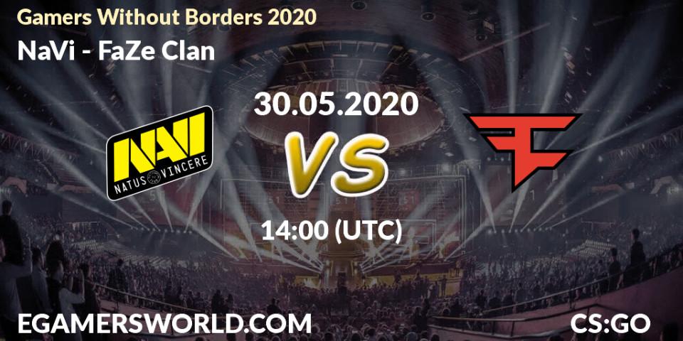 Pronósticos NaVi - FaZe Clan. 30.05.2020 at 14:00. Gamers Without Borders 2020 - Counter-Strike (CS2)