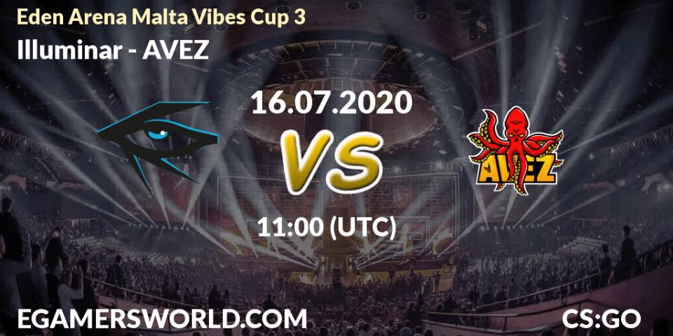 Pronósticos Illuminar - AVEZ. 16.07.2020 at 10:50. Eden Arena Malta Vibes Cup 3 (Week 3) - Counter-Strike (CS2)