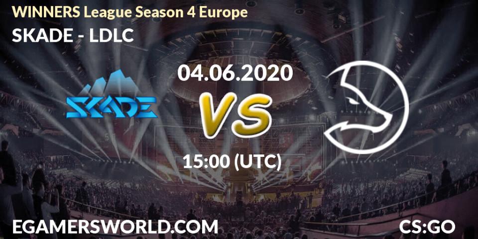 Pronósticos SKADE - LDLC. 04.06.2020 at 15:05. WINNERS League Season 4 Europe - Counter-Strike (CS2)