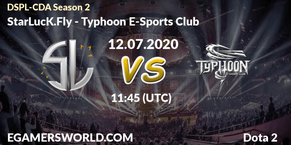 Pronósticos StarLucK.Fly - Typhoon E-Sports Club. 12.07.20. Dota2 Secondary Professional League 2020 Season 2 - Dota 2