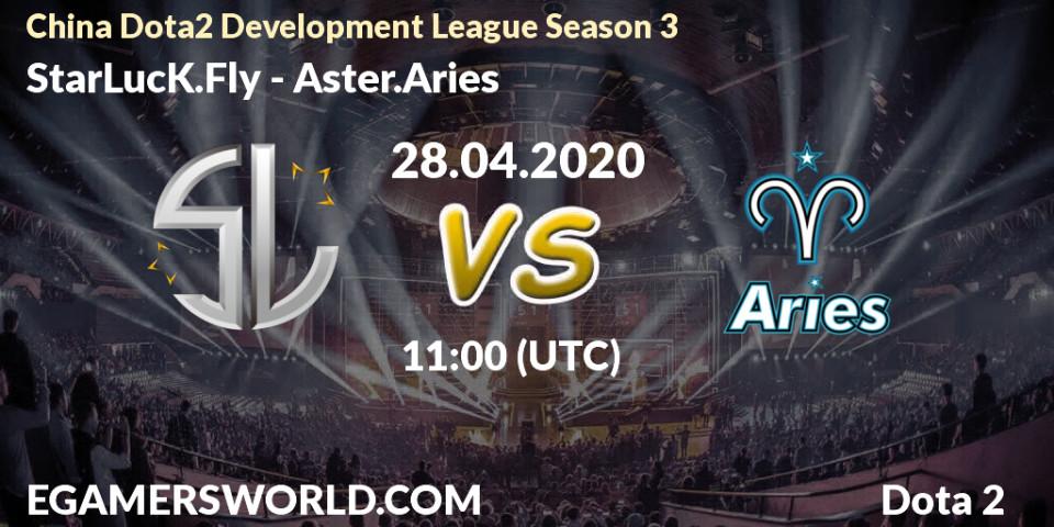 Pronósticos StarLucK.Fly - Aster.Aries. 28.04.20. China Dota2 Development League Season 3 - Dota 2