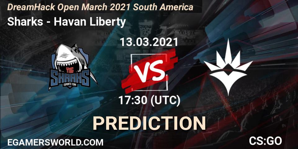 Pronósticos Sharks - Havan Liberty. 13.03.21. DreamHack Open March 2021 South America - CS2 (CS:GO)