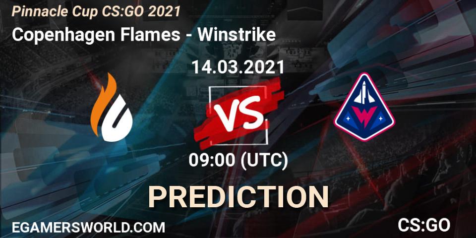 Pronósticos Copenhagen Flames - Winstrike. 14.03.21. Pinnacle Cup #1 - CS2 (CS:GO)