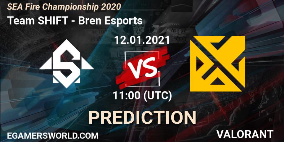 Pronósticos Team SHIFT - Bren Esports. 12.01.2021 at 11:00. SEA Fire Championship 2020 - VALORANT