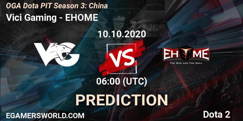 Pronósticos Vici Gaming - EHOME. 10.10.2020 at 06:02. OGA Dota PIT Season 3: China - Dota 2