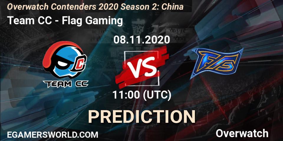 Pronósticos Team CC - Flag Gaming. 08.11.20. Overwatch Contenders 2020 Season 2: China - Overwatch