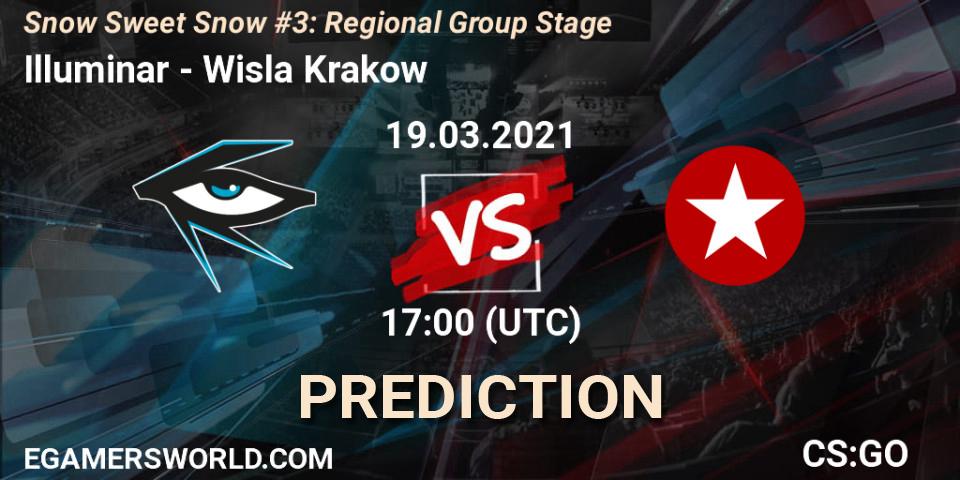 Pronósticos Illuminar - Wisla Krakow. 19.03.2021 at 11:05. Snow Sweet Snow #3: Regional Group Stage - Counter-Strike (CS2)