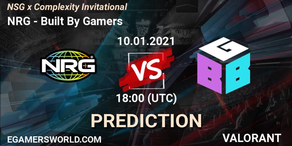 Pronósticos NRG - Built By Gamers. 10.01.2021 at 18:00. NSG x Complexity Invitational - VALORANT