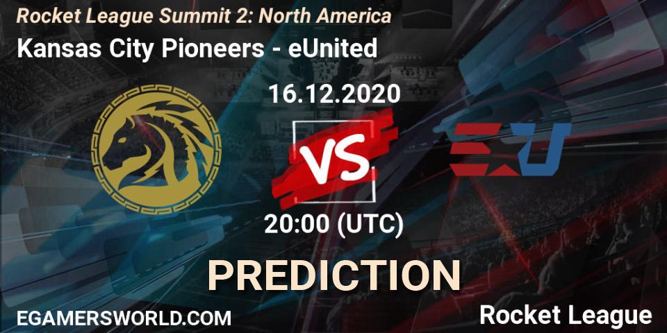 Pronósticos Kansas City Pioneers - eUnited. 16.12.20. Rocket League Summit 2: North America - Rocket League