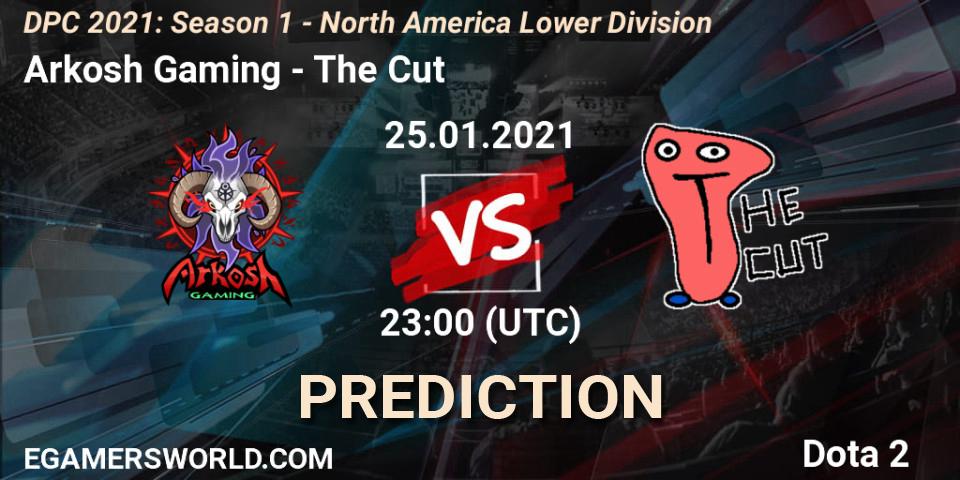 Pronósticos Arkosh Gaming - The Cut. 25.01.2021 at 23:01. DPC 2021: Season 1 - North America Lower Division - Dota 2