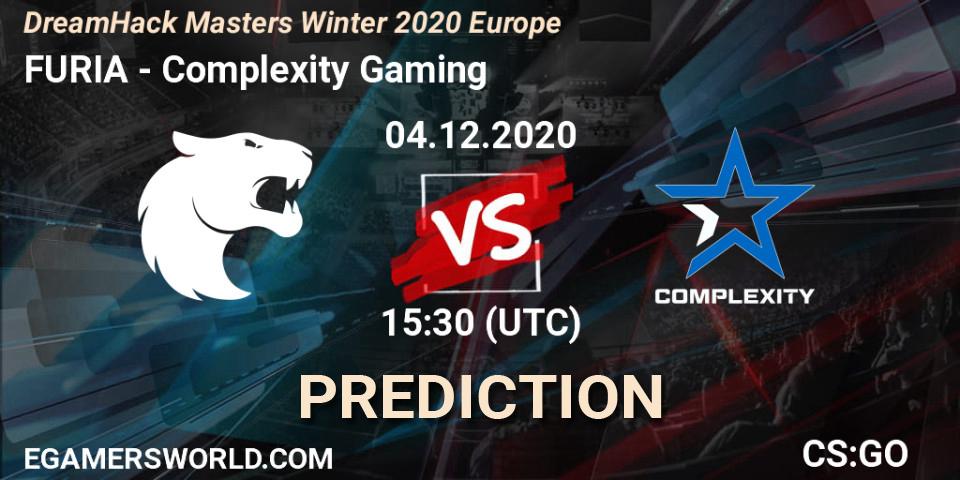 Pronósticos FURIA - Complexity Gaming. 04.12.20. DreamHack Masters Winter 2020 Europe - CS2 (CS:GO)