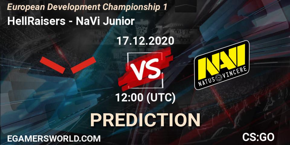 Pronósticos HellRaisers - NaVi Junior. 17.12.2020 at 12:00. European Development Championship 1 - Counter-Strike (CS2)