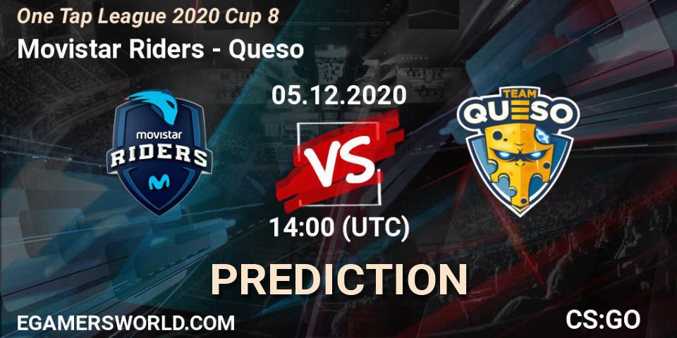 Pronósticos Movistar Riders - Queso. 05.12.20. One Tap League 2020 Cup 8 - CS2 (CS:GO)
