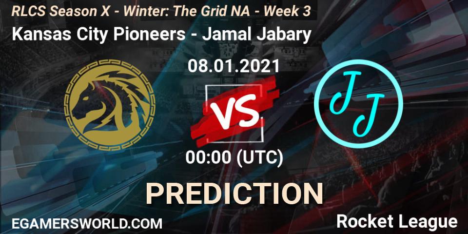 Pronósticos Kansas City Pioneers - Jamal Jabary. 15.01.21. RLCS Season X - Winter: The Grid NA - Week 3 - Rocket League