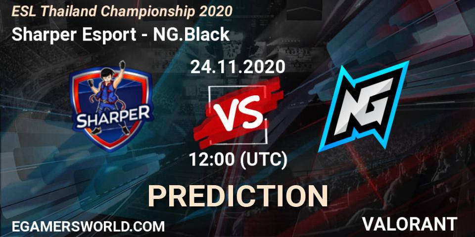 Pronósticos Sharper Esport - NG.Black. 24.11.2020 at 12:00. ESL Thailand Championship 2020 - VALORANT