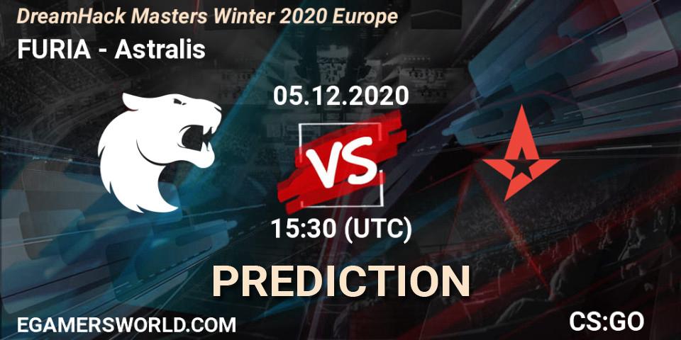 Pronósticos FURIA - Astralis. 05.12.2020 at 15:45. DreamHack Masters Winter 2020 Europe - Counter-Strike (CS2)