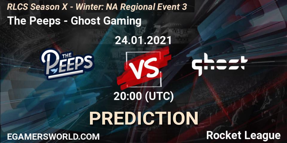 Pronósticos The Peeps - Ghost Gaming. 24.01.21. RLCS Season X - Winter: NA Regional Event 3 - Rocket League