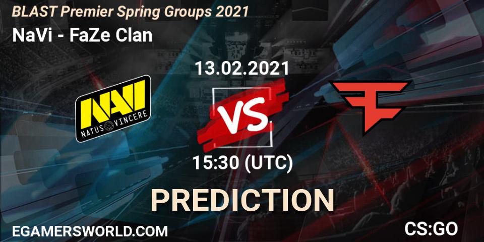 Pronósticos NaVi - FaZe Clan. 13.02.21. BLAST Premier Spring Groups 2021 - CS2 (CS:GO)