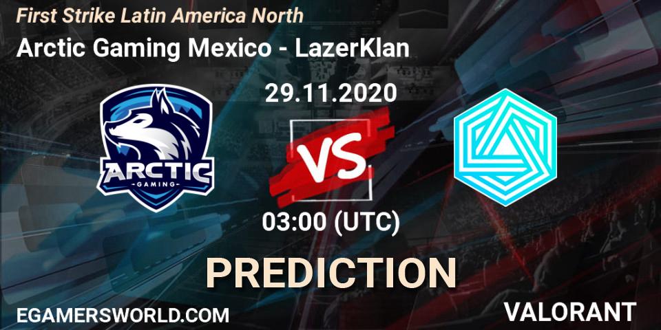 Pronósticos Arctic Gaming Mexico - LazerKlan. 29.11.2020 at 03:00. First Strike Latin America North - VALORANT