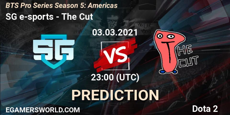 Pronósticos SG e-sports - The Cut. 03.03.21. BTS Pro Series Season 5: Americas - Dota 2