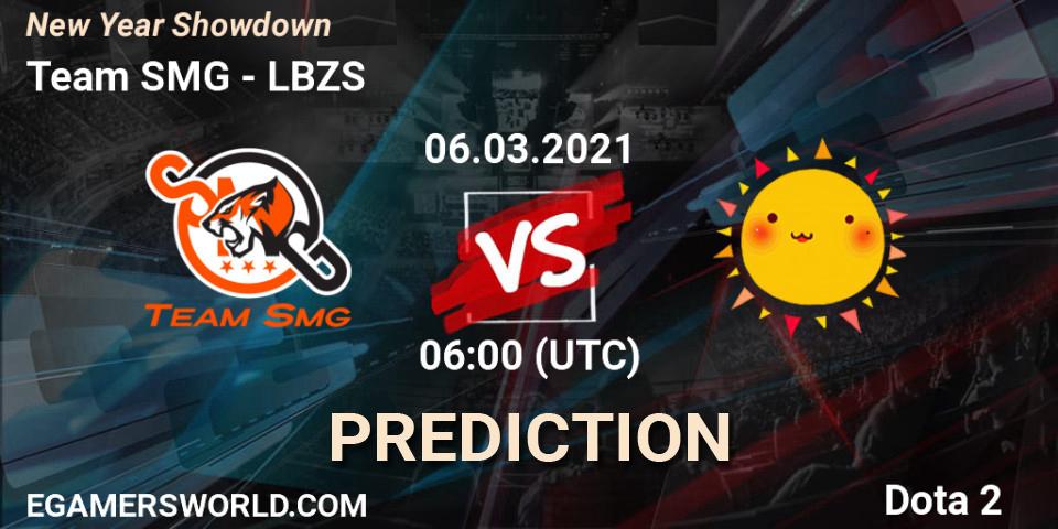 Pronósticos Team SMG - LBZS. 06.03.2021 at 06:23. New Year Showdown - Dota 2