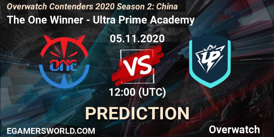 Pronósticos The One Winner - Ultra Prime Academy. 05.11.20. Overwatch Contenders 2020 Season 2: China - Overwatch