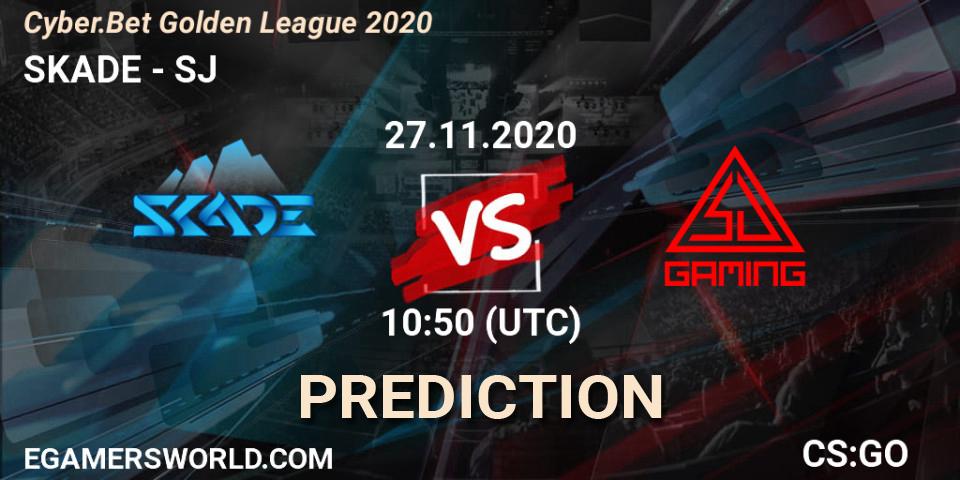 Pronósticos SKADE - SJ. 27.11.2020 at 10:50. Cyber.Bet Golden League 2020 - Counter-Strike (CS2)