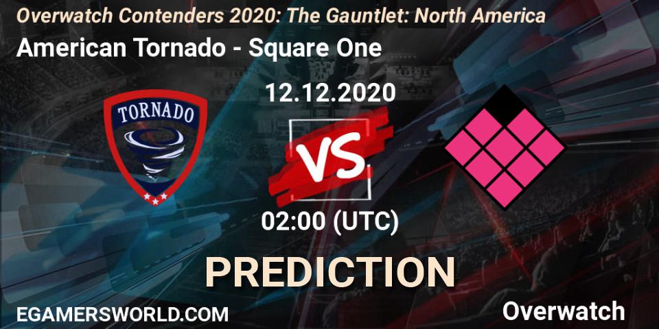 Pronósticos American Tornado - Square One. 12.12.20. Overwatch Contenders 2020: The Gauntlet: North America - Overwatch