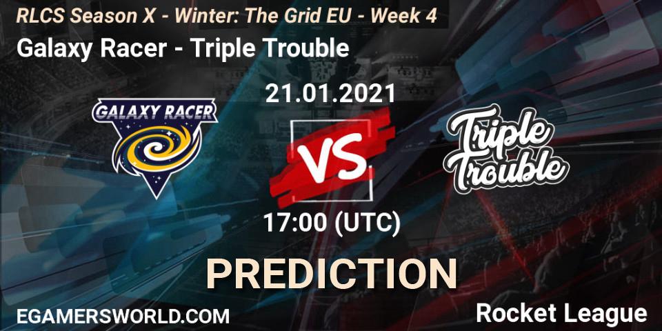 Pronósticos Galaxy Racer - Triple Trouble. 21.01.21. RLCS Season X - Winter: The Grid EU - Week 4 - Rocket League