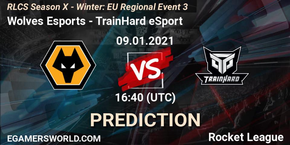 Pronósticos Wolves Esports - TrainHard eSport. 09.01.2021 at 16:40. RLCS Season X - Winter: EU Regional Event 3 - Rocket League