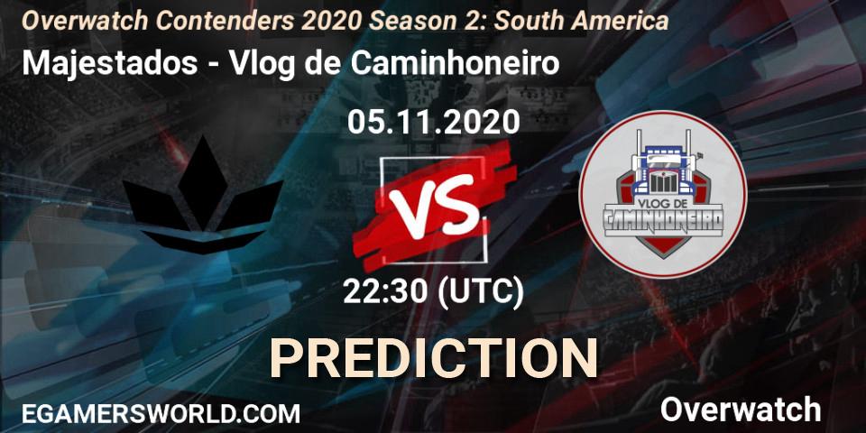 Pronósticos Majestados - Vlog de Caminhoneiro. 06.11.2020 at 03:00. Overwatch Contenders 2020 Season 2: South America - Overwatch