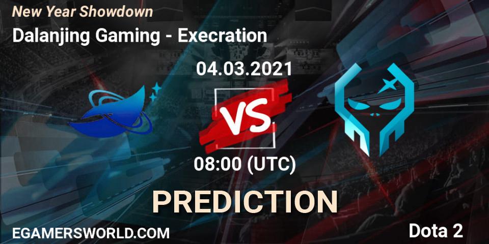 Pronósticos Dalanjing Gaming - Execration. 04.03.2021 at 09:00. New Year Showdown - Dota 2