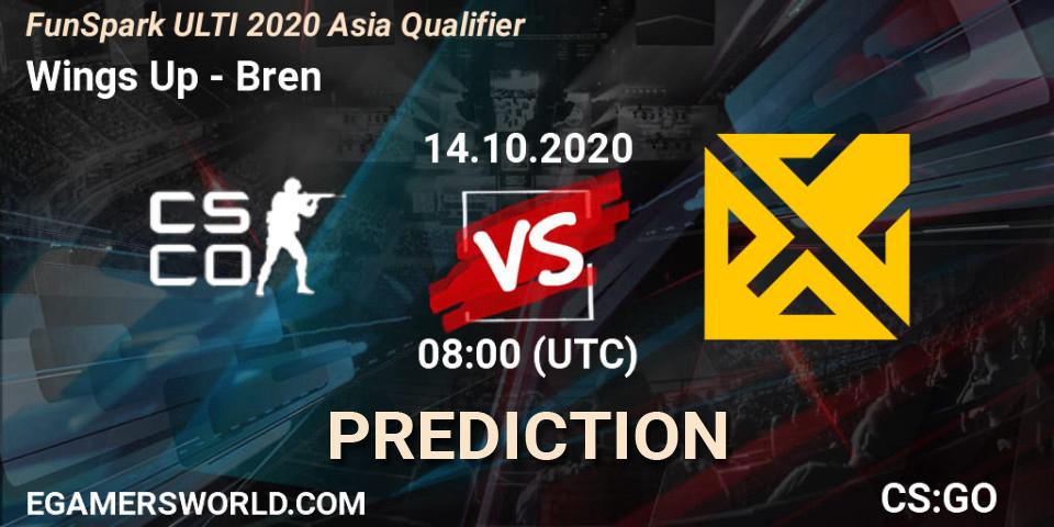 Pronósticos Wings Up - Bren. 14.10.20. FunSpark ULTI 2020 Asia Qualifier - CS2 (CS:GO)