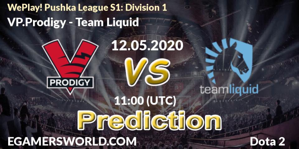 Pronósticos VP.Prodigy - Team Liquid. 12.05.2020 at 11:57. WePlay! Pushka League S1: Division 1 - Dota 2
