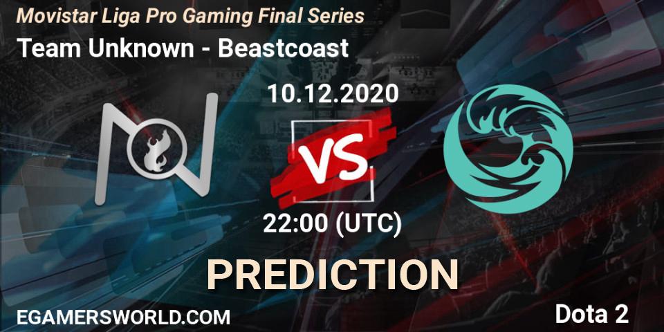 Pronósticos Team Unknown - Beastcoast. 10.12.2020 at 22:02. Movistar Liga Pro Gaming Final Series - Dota 2