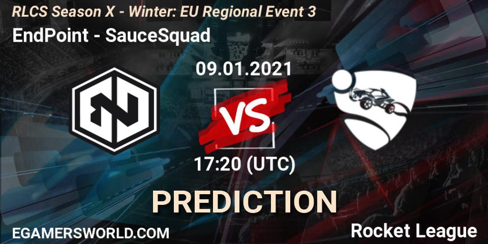 Pronósticos EndPoint - SauceSquad. 09.01.21. RLCS Season X - Winter: EU Regional Event 3 - Rocket League